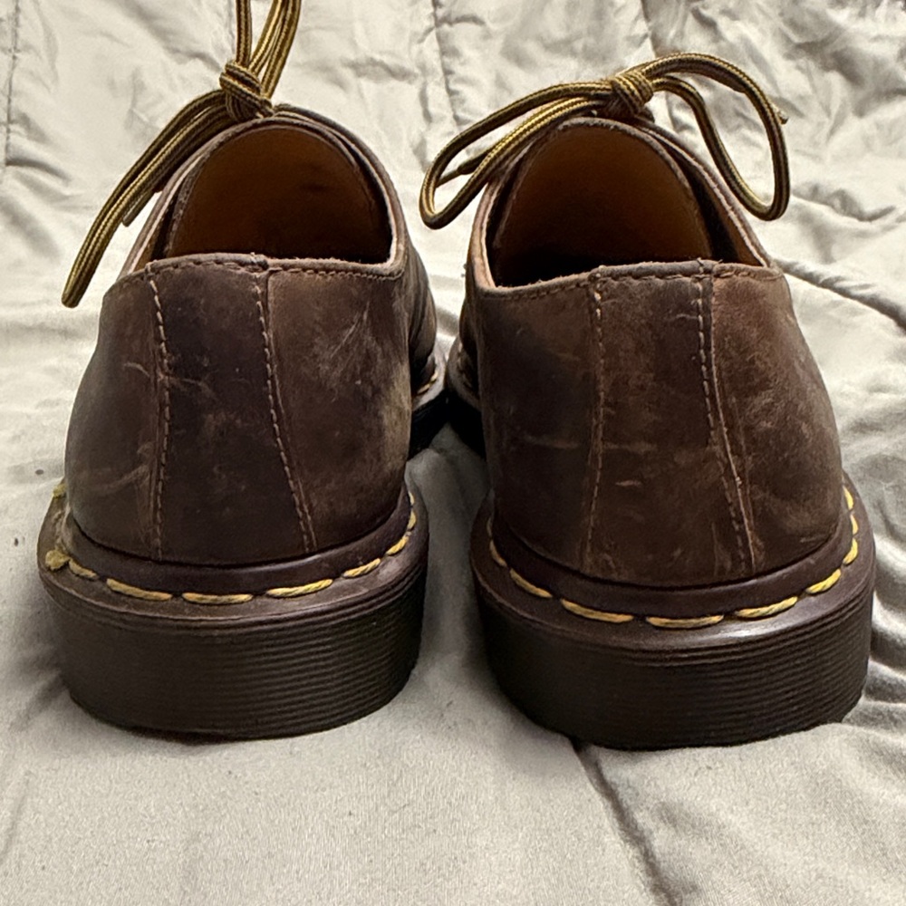Vintage Made In England Brown Dr. Marten Oxfords - Picture 6 of 9